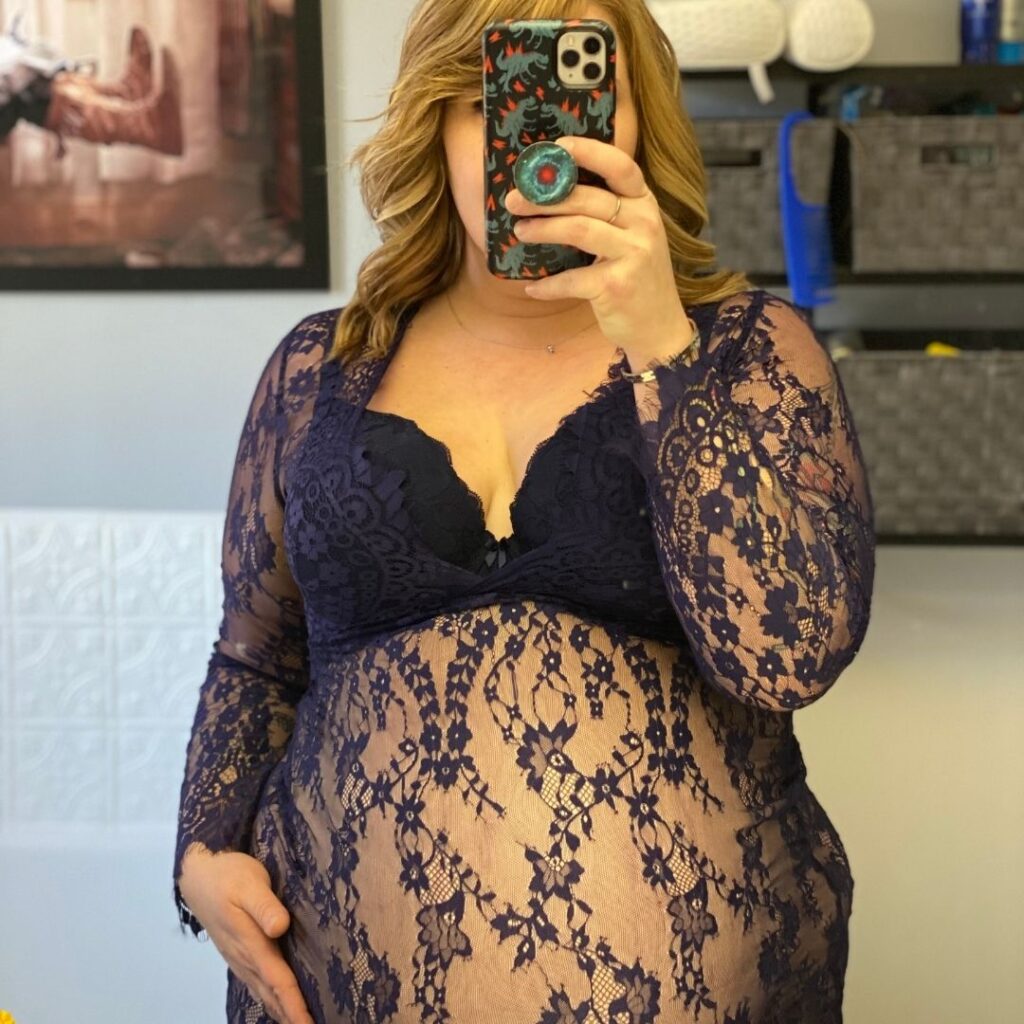 33 weeks plus size pregnancy