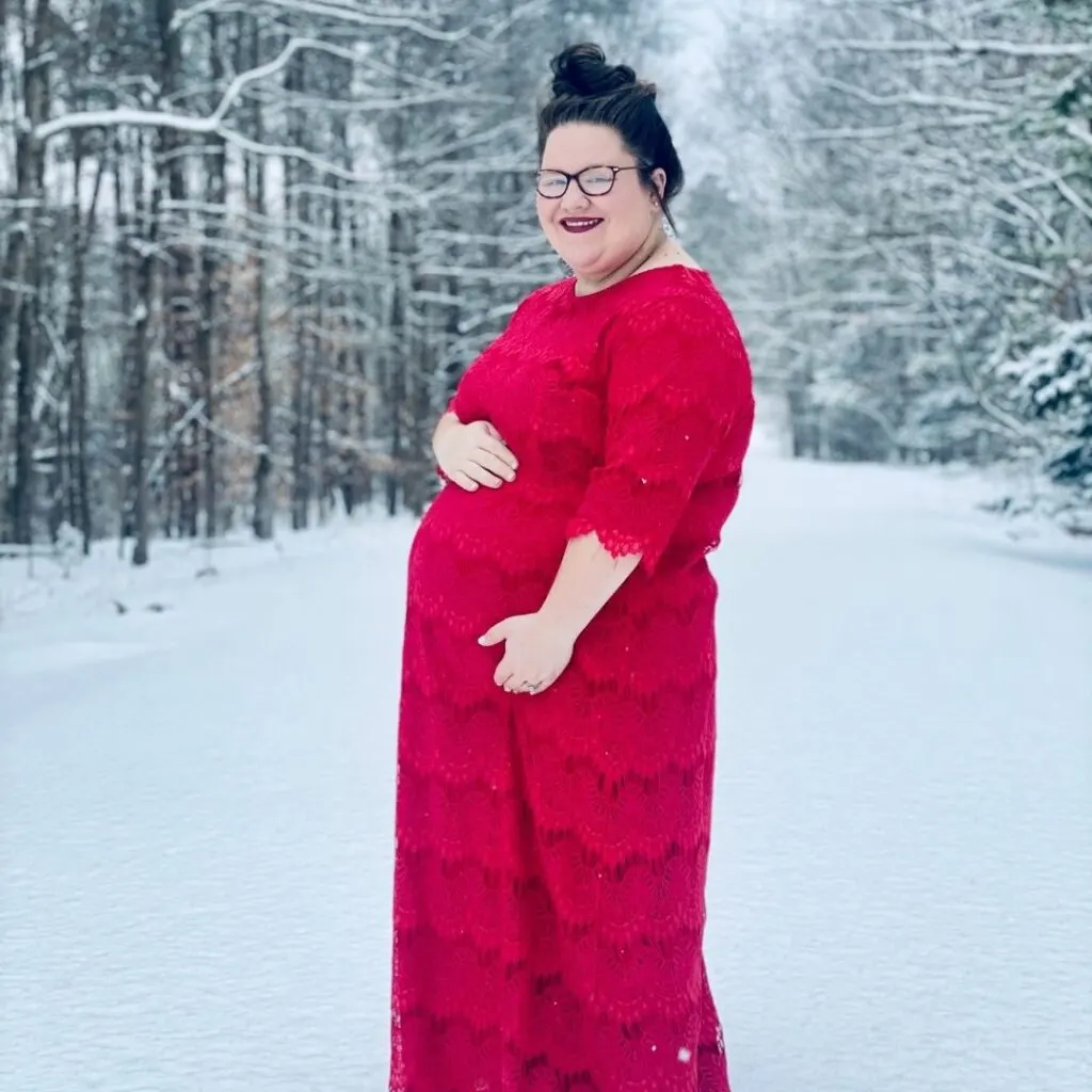34 weeks plus size pregnancy