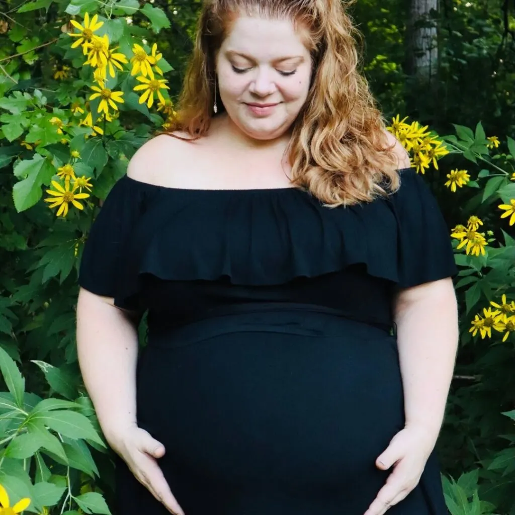 37 weeks plus size pregnant