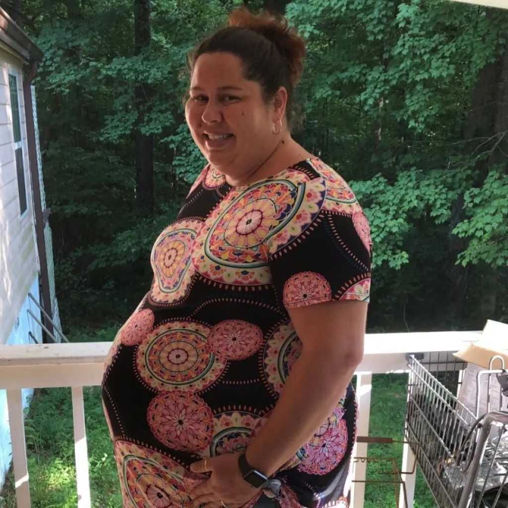 39 weeks plus size pregnancy