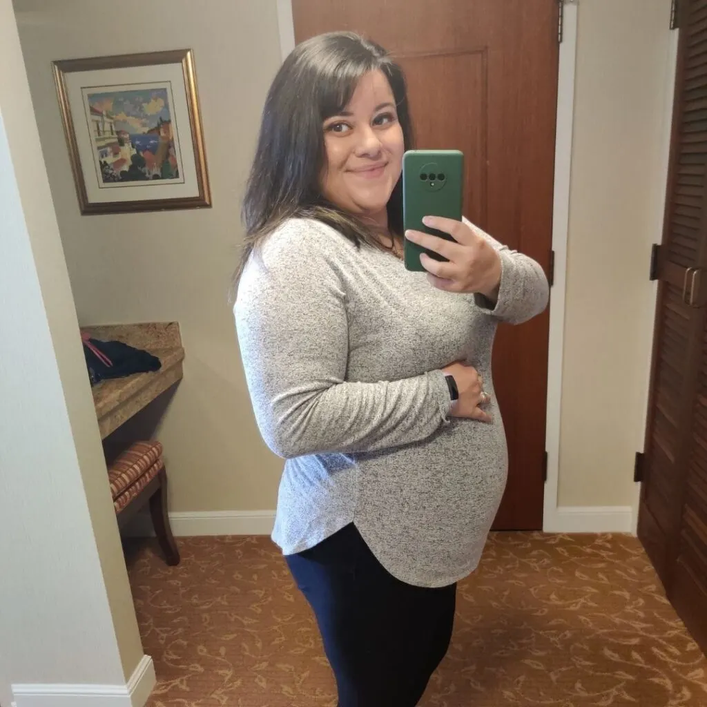 plus size pregnancy at 18 weeks