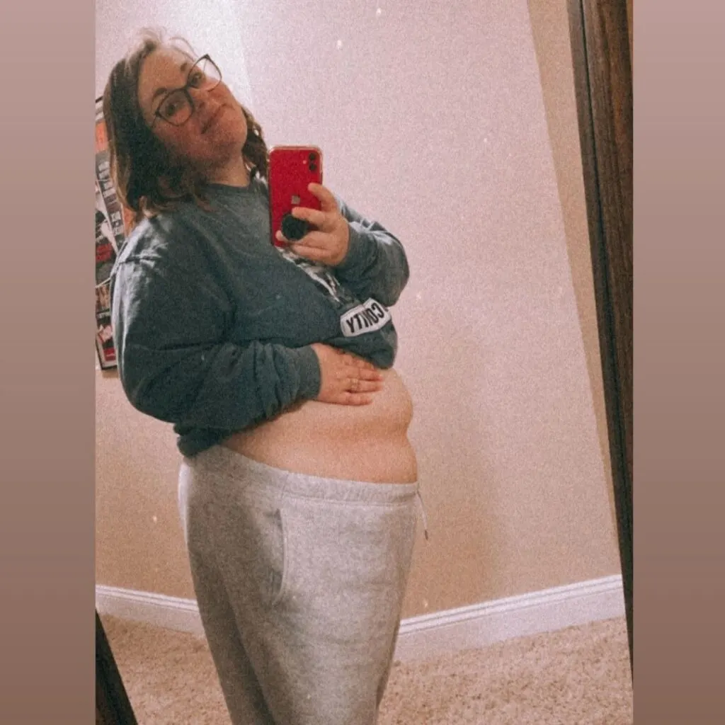 plus size pregnancy at 22 weeks