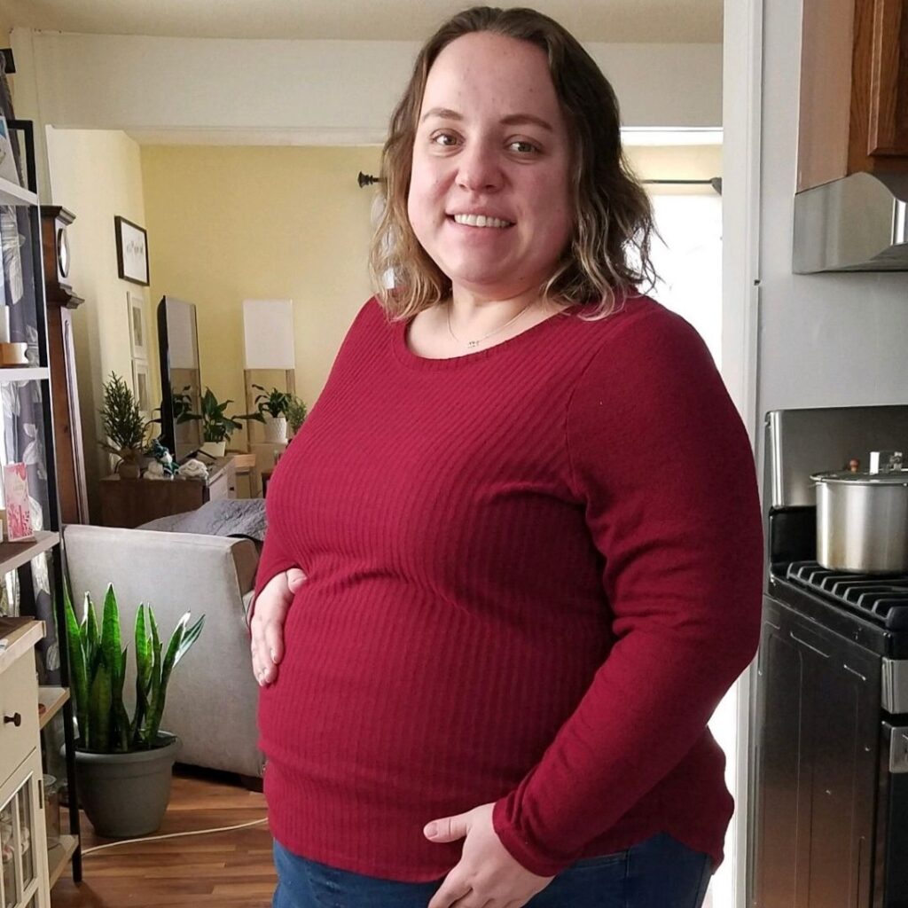 plus size pregnancy at 29 weeks