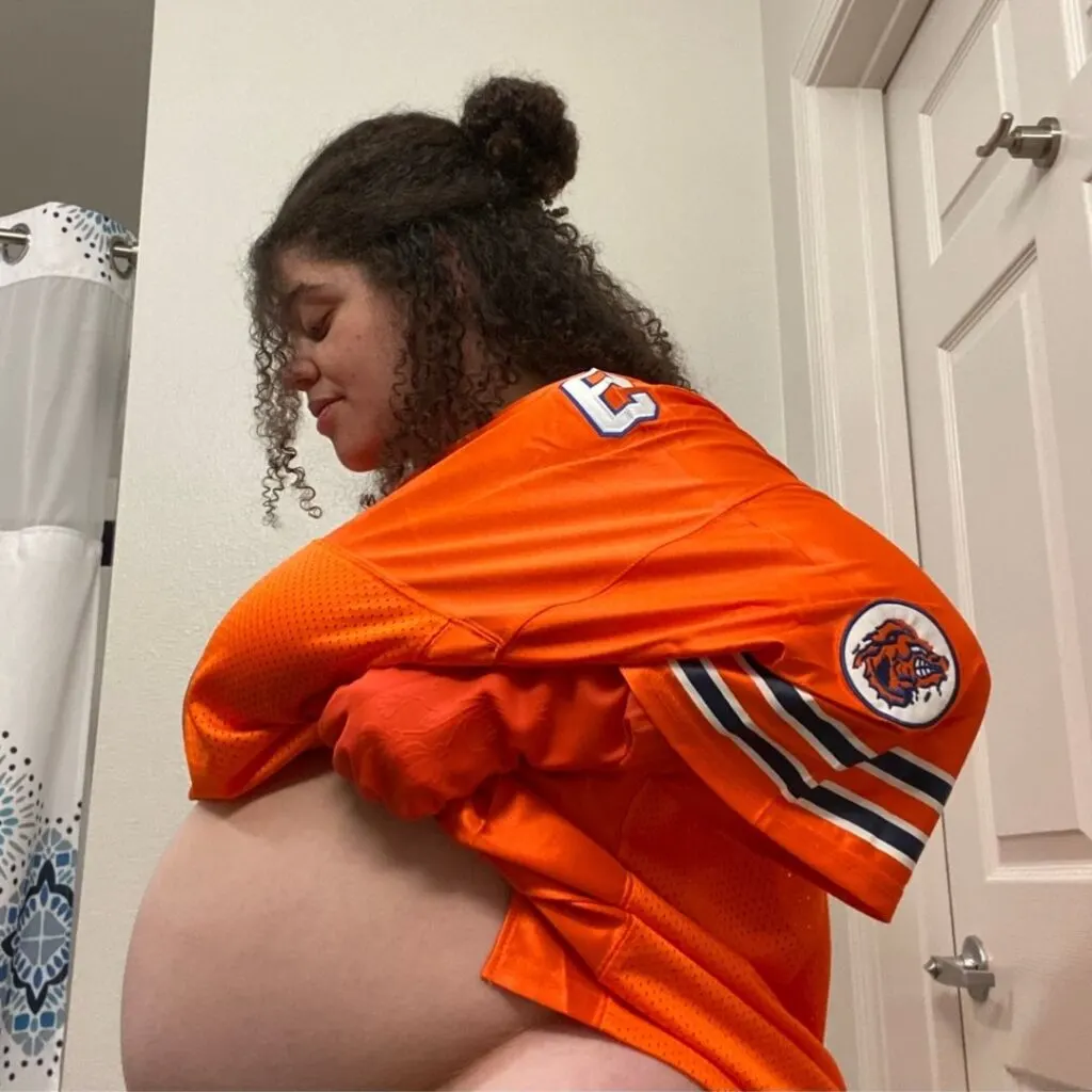 plus size pregnancy at 33 weeks