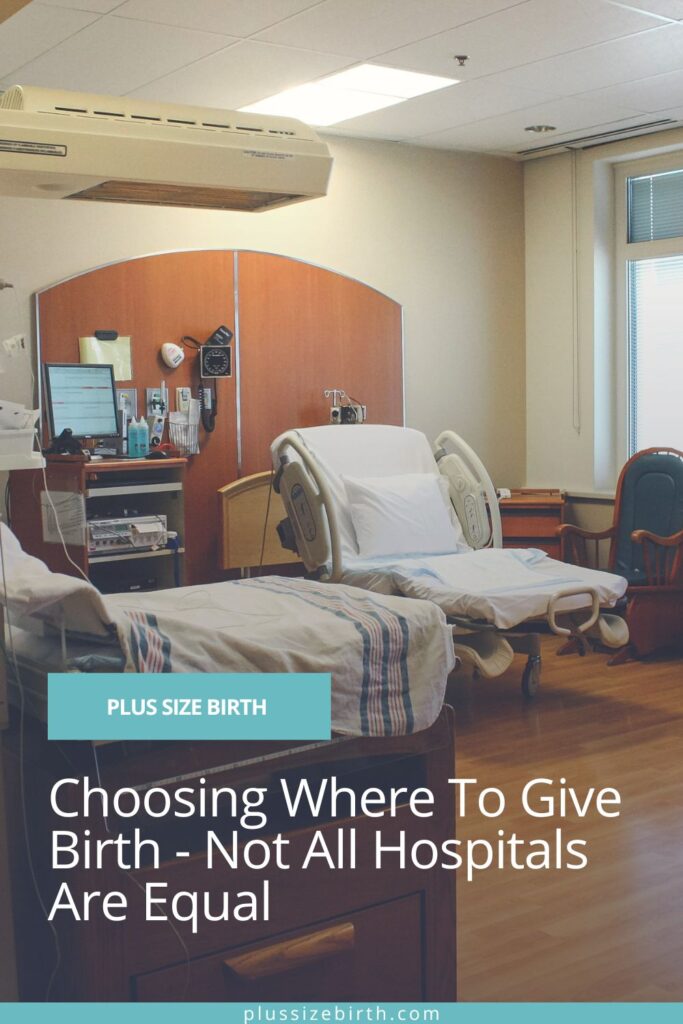 a hospital for choosing where to give birth 