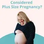 plus size pregnant woman