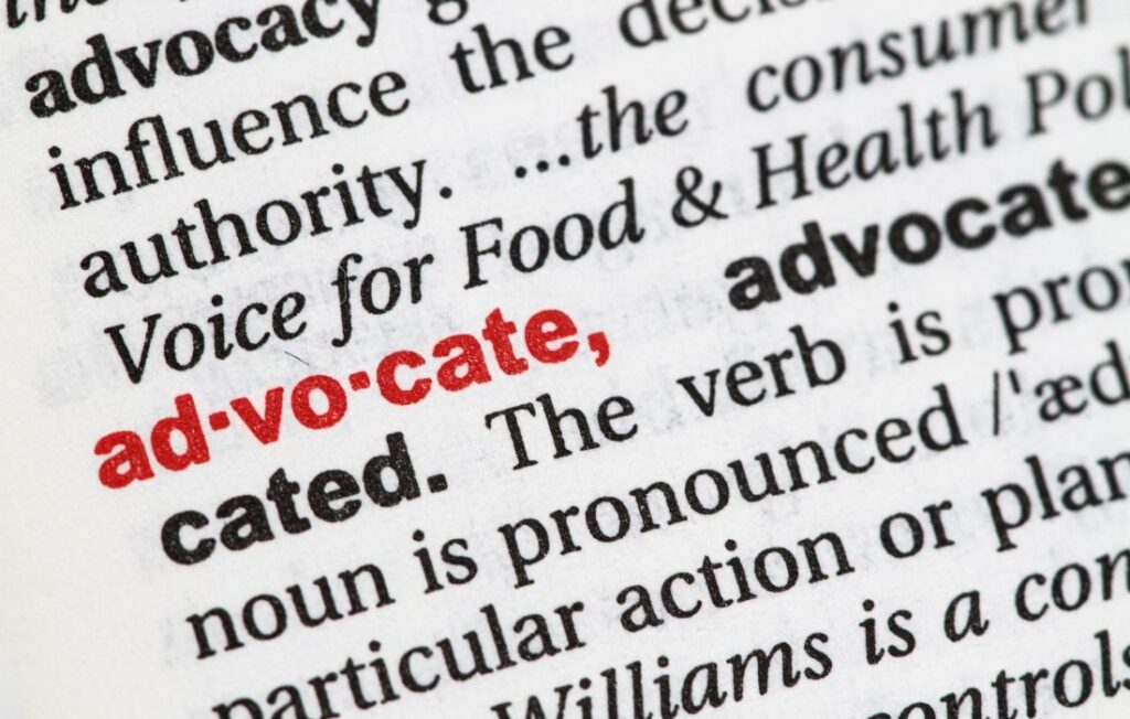 the word Advocate