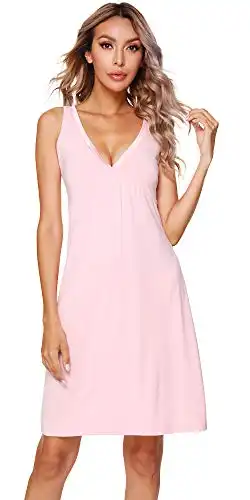 WiWi Soft Bamboo Sexy Nightgowns