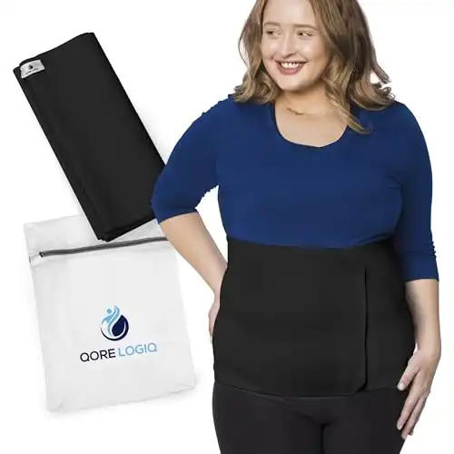 QORE LOGIQ Plus Size Abdominal Binder Post Surgery | C-Section Belly Binder