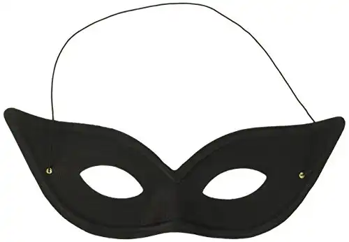 Masquerade Harlequin Cat Eye Half Mask