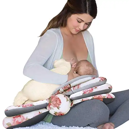 Infantino Elevate Adjustable Nursing and Breastfeeding Pillow - with multiple angle-altering layers