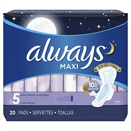 Always Maxi Extra Heavy With Wings Overnight Pads