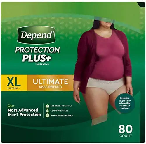 Depend Protection Plus Ultimate Underwear
